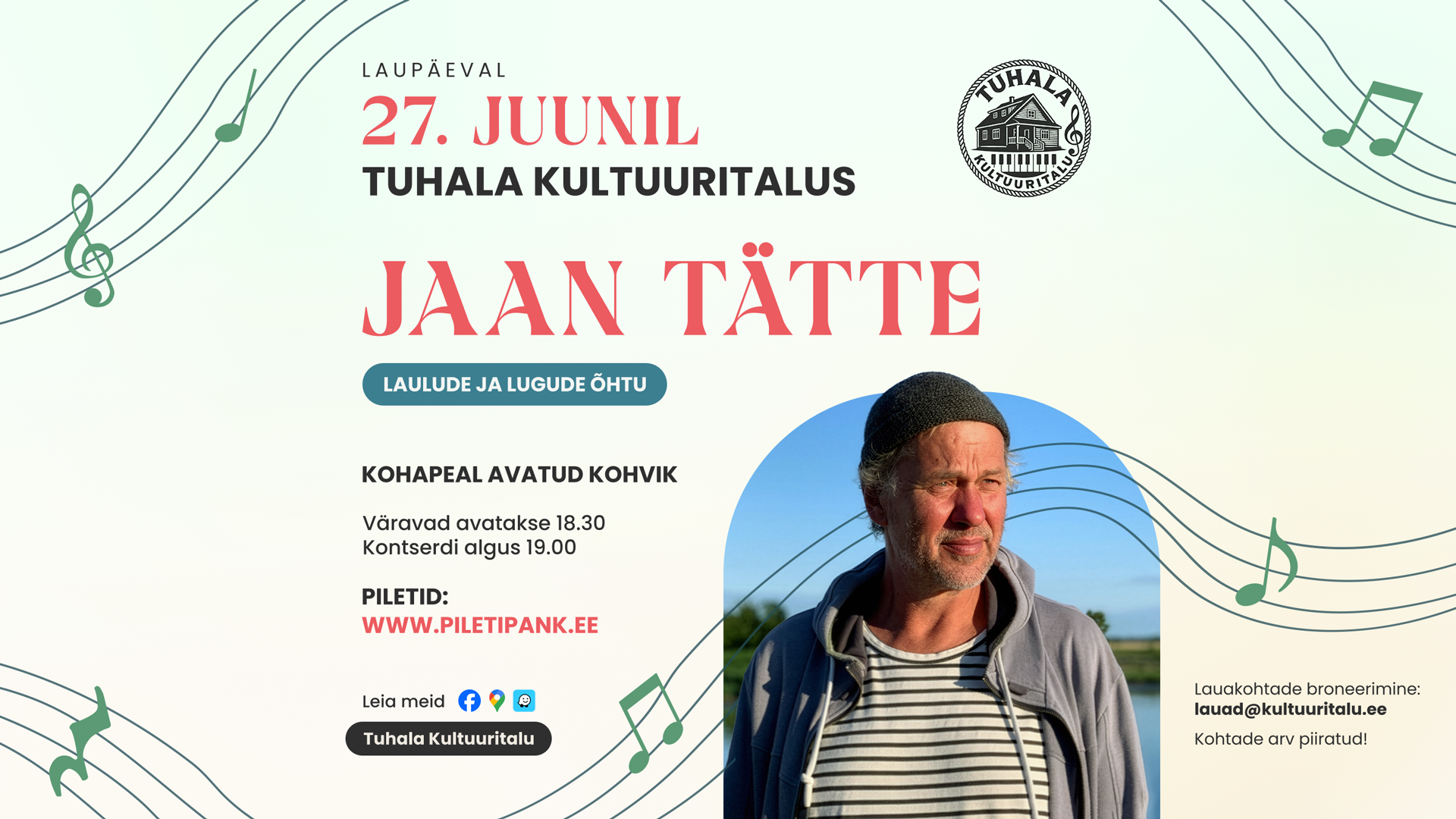 Jaan Tätte - Laulude ja lugude õhtu