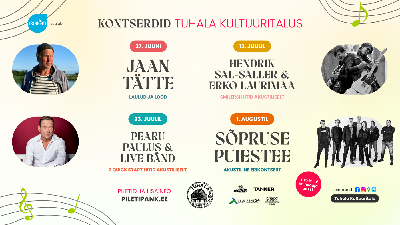 Tuhala Kultuuritalu Suvehooaja pass